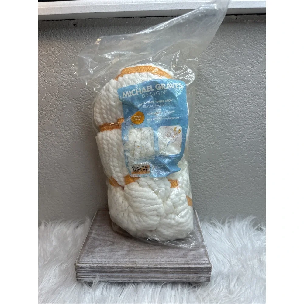 $25 🌙 Michael Graves Design Microfiber Twist Mop HEAD NEW REPLACEMENT